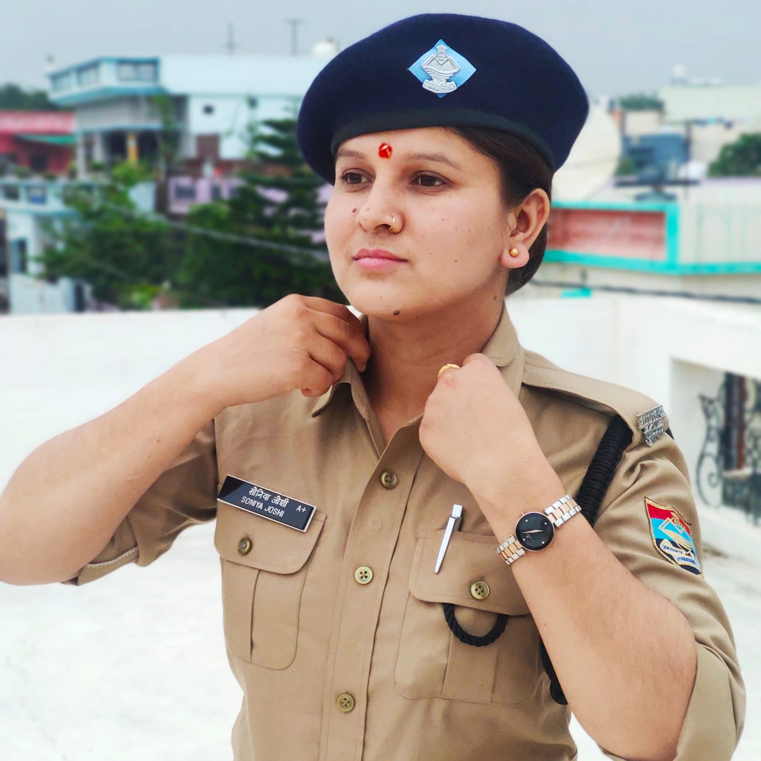 Sonia Joshi in Uniform