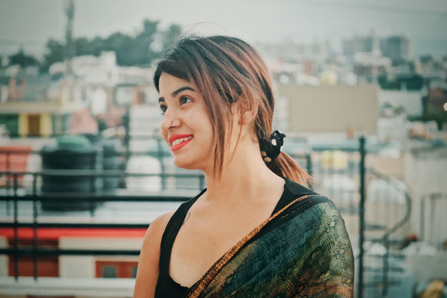 Hot Natasha Shah in Saree