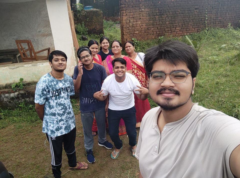Mr. Swabhi with Family Friends