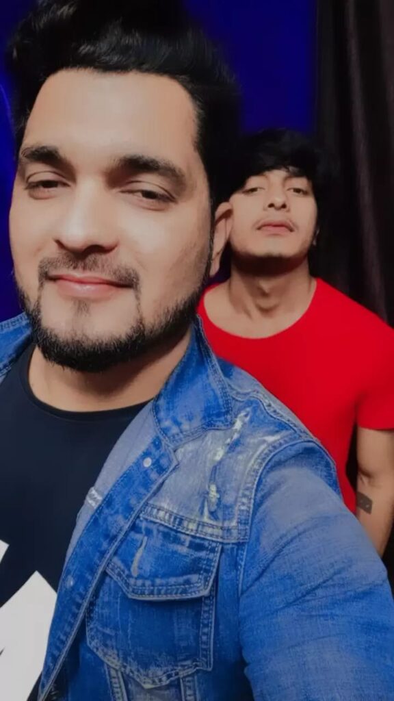 Rapper Raj Singh with his brother