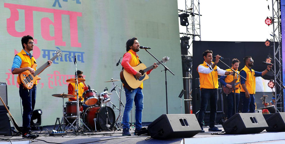 Suraj Niwan in National Youth Festival in Rohtak Haryana
